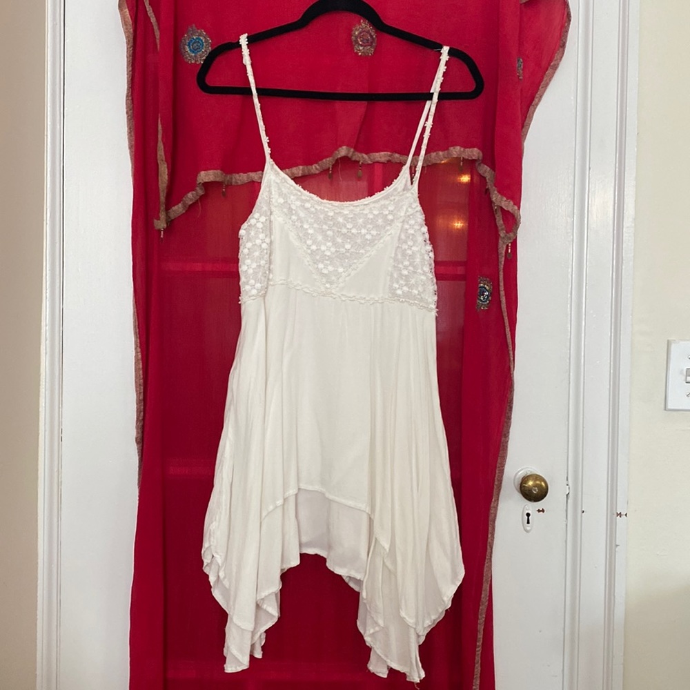 LF White floral dress